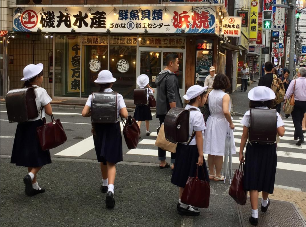Dans les rues de Tokyo